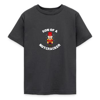 Son of a Nutcracker Weihnachten Geschenk - Teenager T-Shirt - Dunkelgrau - Vorne - AI Model Teenager Male light (155cm)