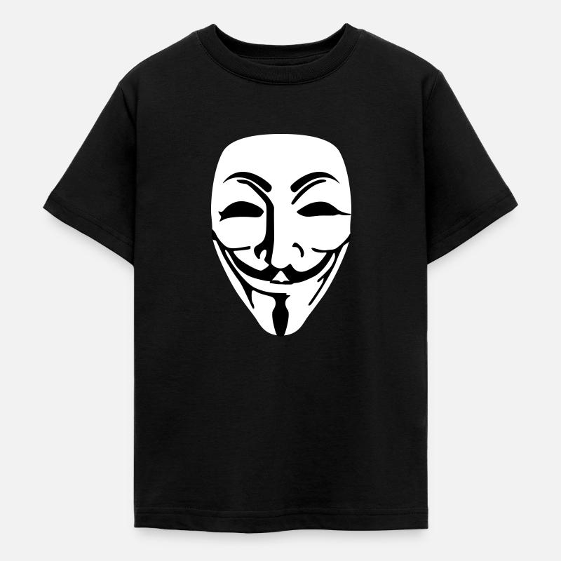 Anonymous - T-shirt Ado - noir