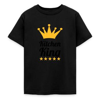 Kitchen King - Teenager T-Shirt - Schwarz - Vorne - AI Model Teenager Male light (155cm)