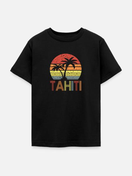 Tahiti - Teenager T-Shirt - Schwarz