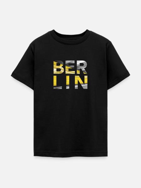 Berlin U Bahn - Teenager T-Shirt - Schwarz