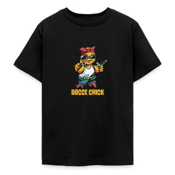 Lyonnaises - T-shirt Ado - noir - Devant - AI Model Teenager Male light (155cm)