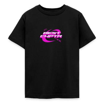 best chapter girl/ best chapter - Teenage T-Shirt - black - Front - AI Model Teenager Male light (155cm)