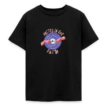 Fête - T-shirt Ado - noir - Devant - AI Model Teenager Male light (155cm)