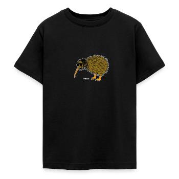 Kiwi Wonder - Teenager T-Shirt - Schwarz - Vorne - AI Model Teenager Male light (155cm)