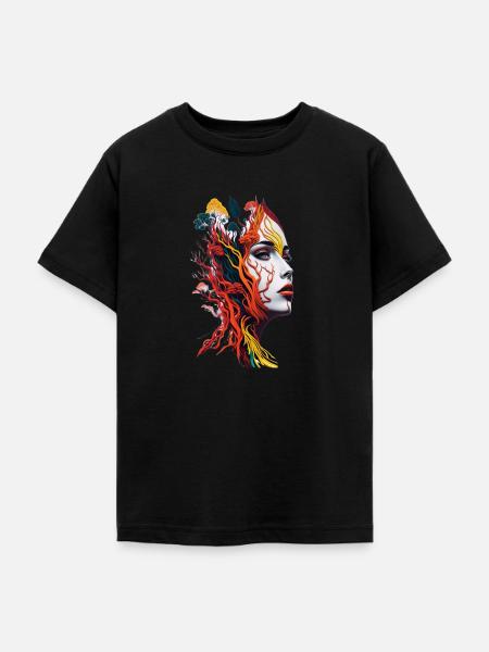 Die Erden-Frau-Union - Teenager T-Shirt - Schwarz