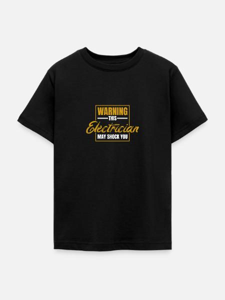 Elektriker - Teenager T-Shirt - Schwarz