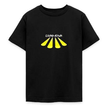 Licht-Kruh - Licht-Crew - Teenager T-Shirt - Schwarz - Vorne - AI Model Teenager Male light (155cm)