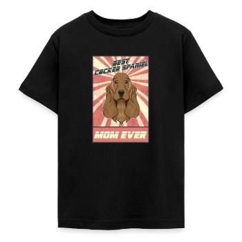 Meilleur Cocker Spaniel Maman Ever I Cocker Spaniel - T-shirt Ado - noir - Devant - AI Model Teenager Male light (155cm)