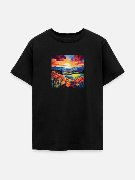 Dreamscape - Teenager T-Shirt - Schwarz