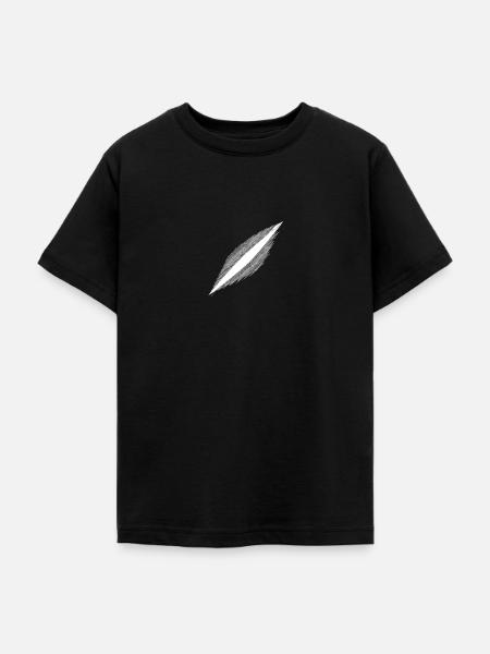 Kosmische Narbe - Teenager T-Shirt - Schwarz