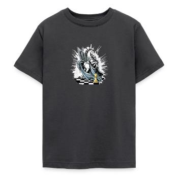 The winged rider n°2 - Teenage T-Shirt - dark grey - Front - AI Model Teenager Male light (155cm)