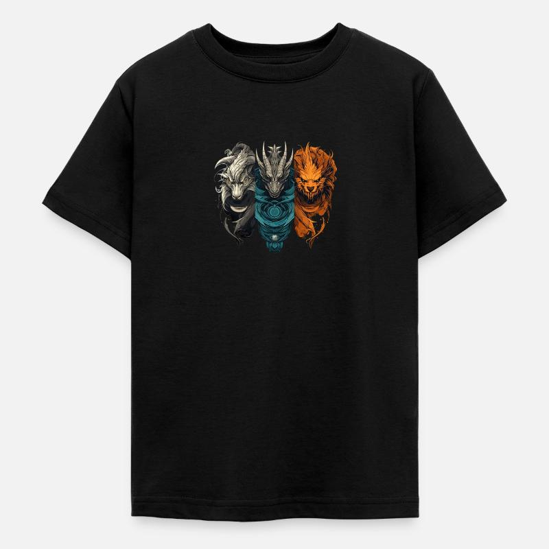 Dieux de l’Unification des Trois - T-shirt Ado - noir