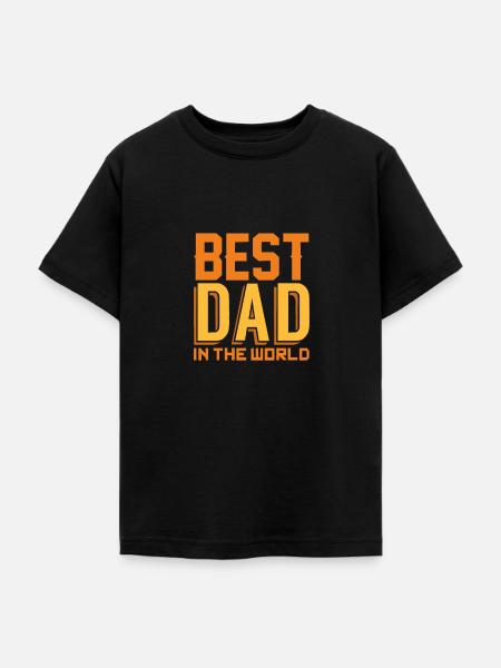 Bester Vater - Teenager T-Shirt - Schwarz