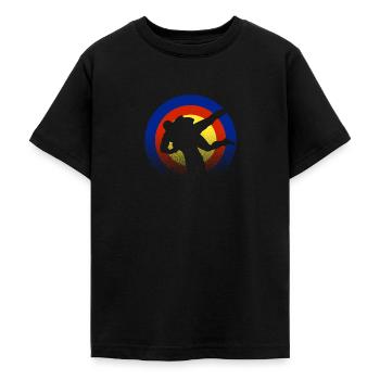 Ringer - Teenager T-Shirt - Schwarz - Vorne - AI Model Teenager Male light (155cm)