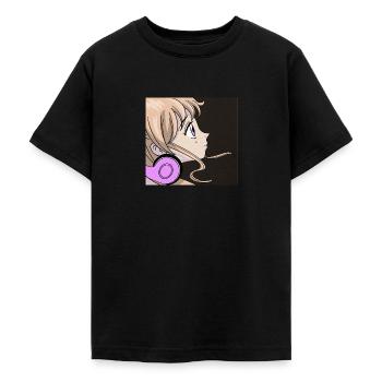 Just a girl who loves anime - Teenage T-Shirt - black - Front - AI Model Teenager Male light (155cm)