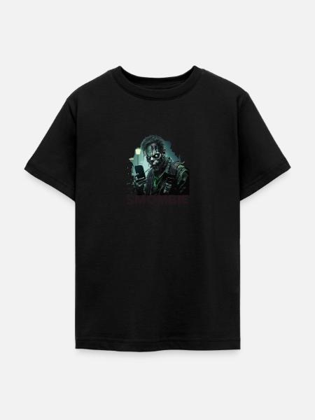 smombie - Teenager T-Shirt - Schwarz