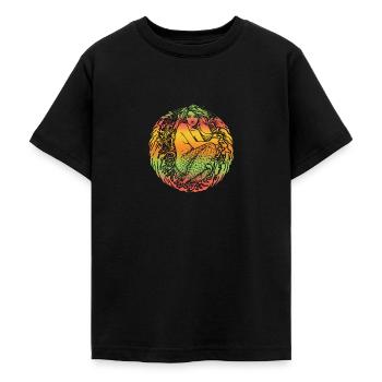 Sirène sirène sirène conte de fées - T-shirt Ado - noir - Devant - AI Model Teenager Male light (155cm)