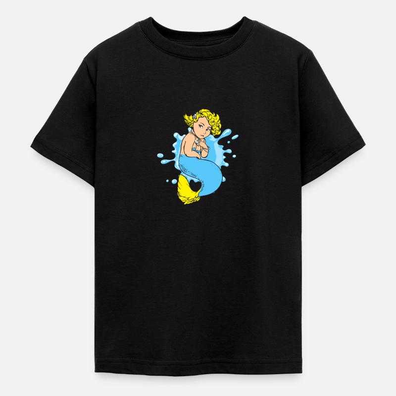 Sirène sirène sirène conte de fées - T-shirt Ado - noir