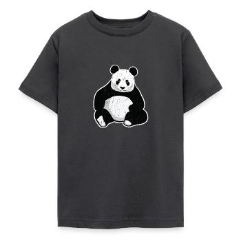 Großer Panda Giant Panda - Teenager T-Shirt - Dunkelgrau - Vorne - AI Model Teenager Male light (155cm)