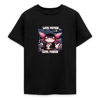 Love Potion - Teenage T-Shirt - black - Front - AI Model Teenager Male light (155cm)