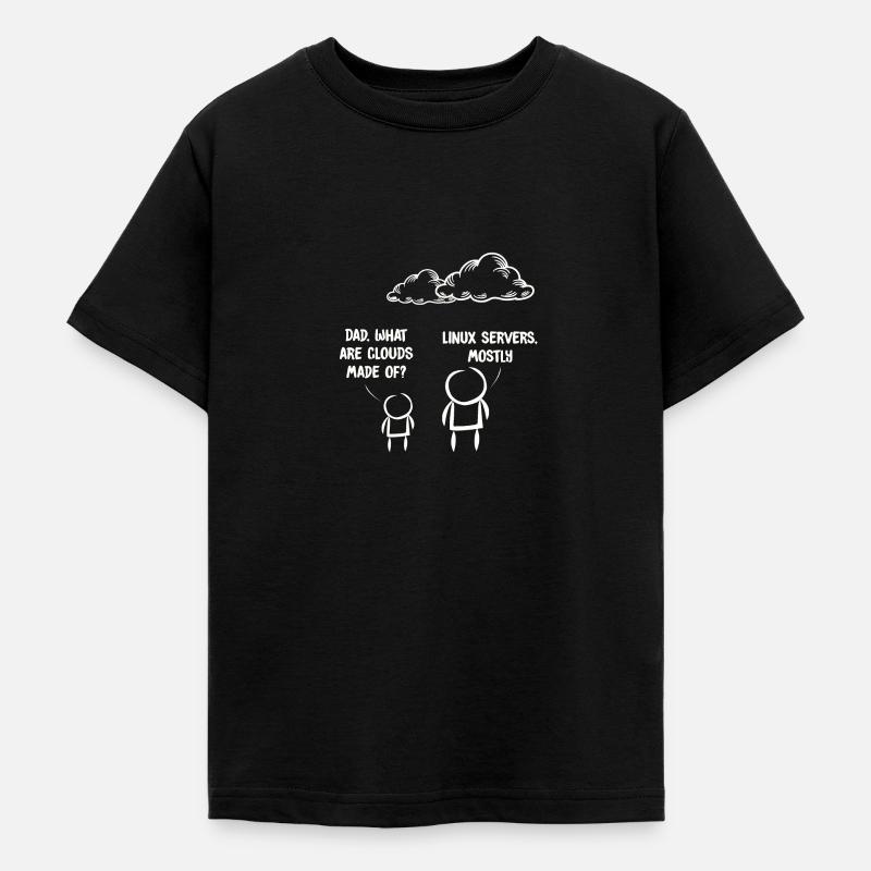Computer IT blague Drôle programmeur Geek Linux - T-shirt Ado - noir