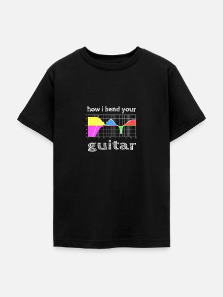 comment je plie ta guitare - T-shirt Ado - noir