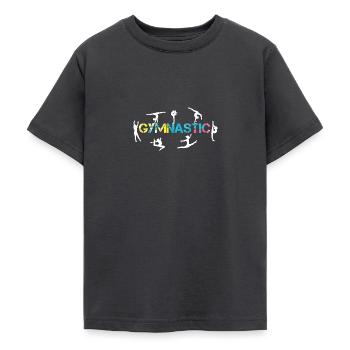Gymnastics Gymnasts - Teenage T-Shirt - dark grey - Front - AI Model Teenager Male light (155cm)