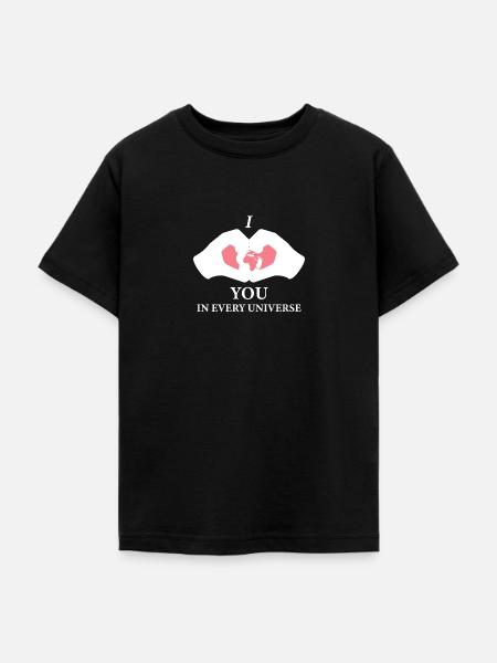 Liebe dich für immer - Teenager T-Shirt - Schwarz