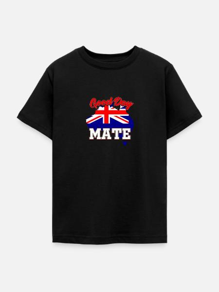 Flagge Australien - Teenager T-Shirt - Schwarz