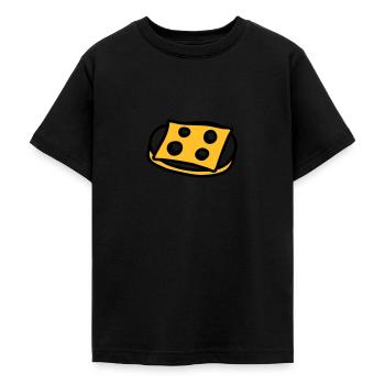 Käsebrot - V2 - Teenager T-Shirt - Schwarz - Vorne - AI Model Teenager Male light (155cm)