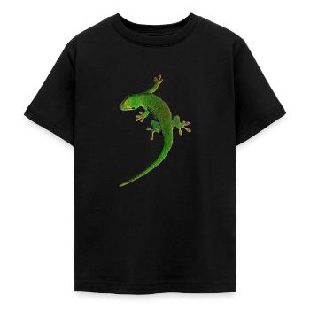 Gecko - Teenager T-Shirt - Schwarz - Vorne - AI Model Teenager Male light (155cm)