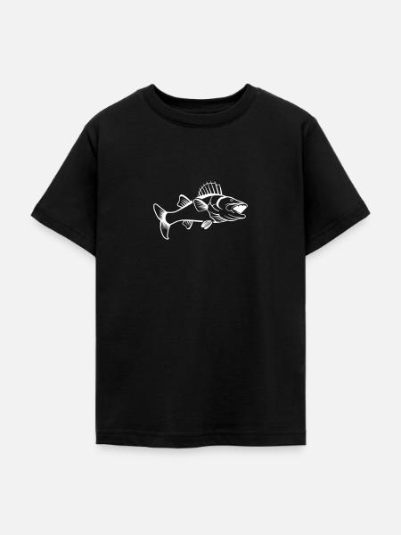 Zander - Teenager T-Shirt - Schwarz