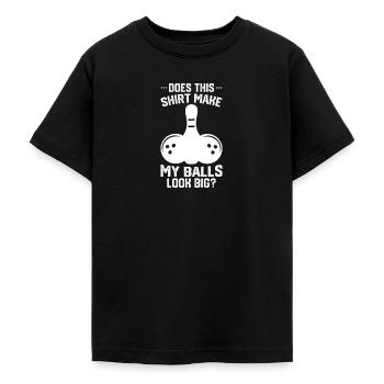 Bowling Lustiger Spruch Bowler Sprüche Geschenk - Teenager T-Shirt - Schwarz - Vorne - AI Model Teenager Male light (155cm)