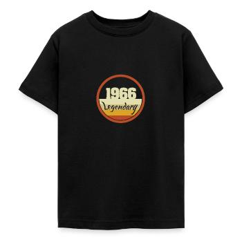 Witzig 1966 - T-shirt Ado - noir - Devant - AI Model Teenager Male light (155cm)