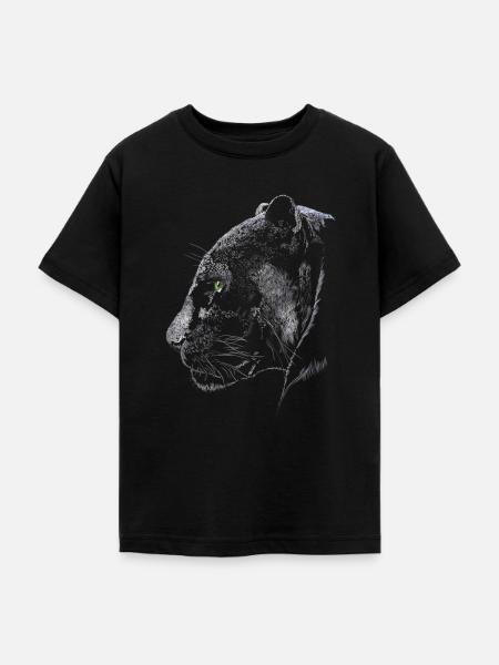 Panther - Teenager T-Shirt - Schwarz