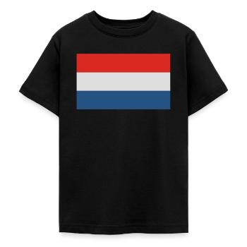 Holland - T-shirt Ado - noir - Devant - AI Model Teenager Male light (155cm)