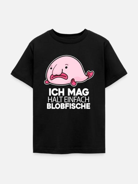 Blobfisch - Teenager T-Shirt - Schwarz