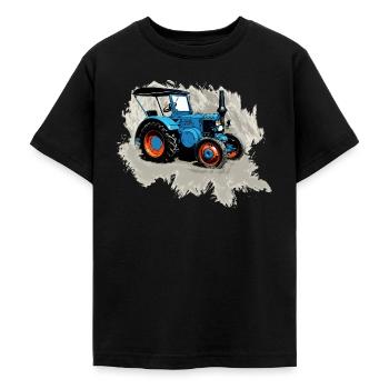 Traktor Lanz - Teenager T-Shirt - Schwarz - Vorne - AI Model Teenager Male light (155cm)