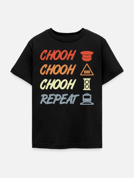 Eisenbahner Witz - Teenager T-Shirt - Schwarz