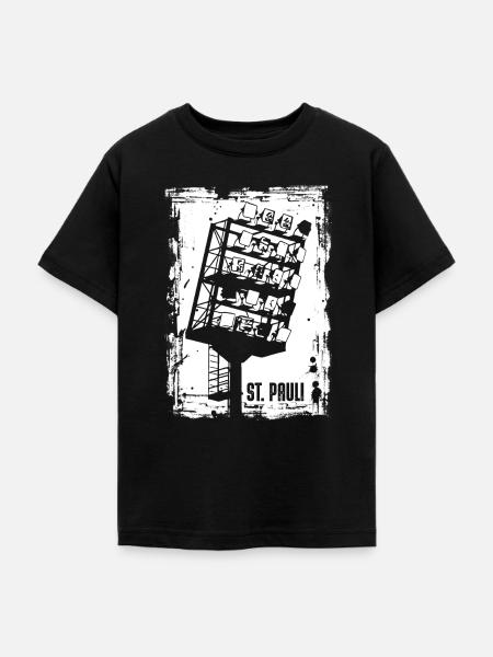 St Pauli Millerntor Stadionlichter - Teenager T-Shirt - Schwarz