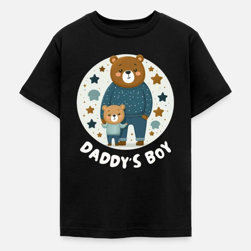 Le garçon à papa - T-shirt Ado - noir