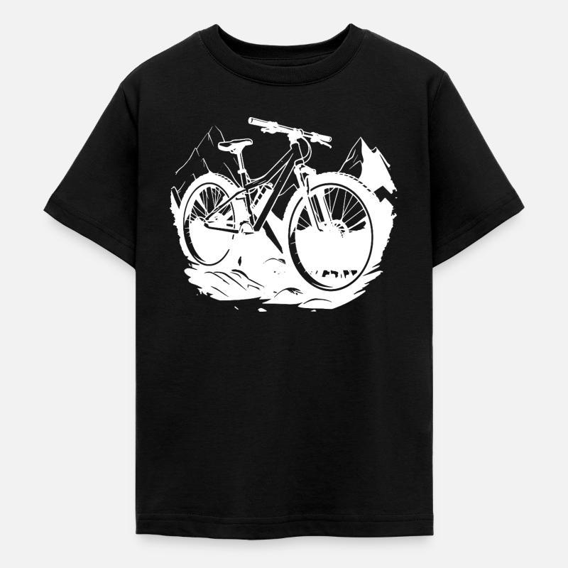 Graphismes de VTT - T-shirt Ado - noir
