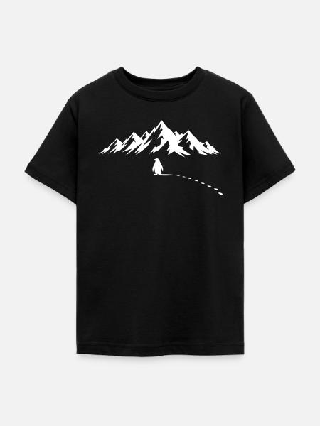 Pinguin Eisberg - Teenager T-Shirt - Schwarz