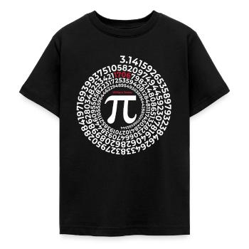 Pi Erfinder | William Jones 1706 | Kreiszahl - Teenager T-Shirt - Schwarz - Vorne - AI Model Teenager Male light (155cm)