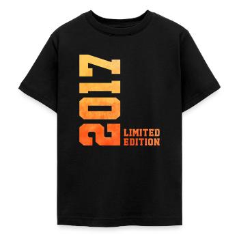 9. Geburtstag limited edition 2017 jahrgang 2017 - Teenager T-Shirt - Schwarz - Vorne - AI Model Teenager Male light (155cm)