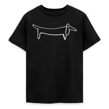 Hund - Teenager T-Shirt - Schwarz - Vorne - AI Model Teenager Male light (155cm)