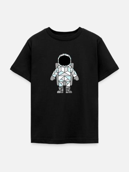 ASTRONAUT - Teenager T-Shirt - Schwarz