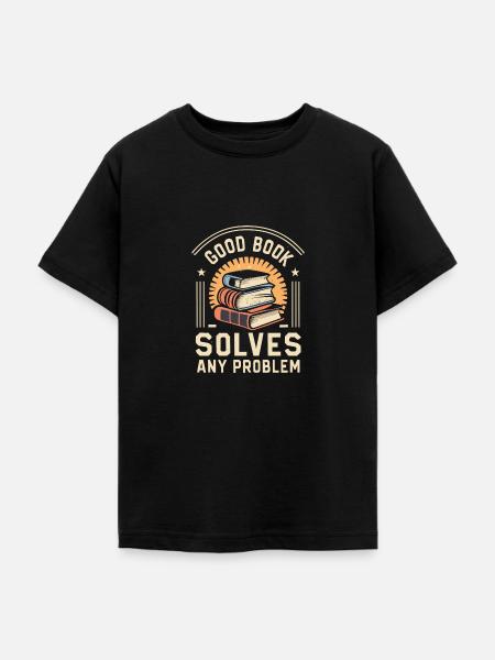 Buch - Teenager T-Shirt - Schwarz