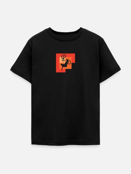Mountainbiking Trail Biker Trail - Teenager T-Shirt - Schwarz